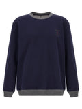 Brunello Cucinelli Blue Cotton Sweatshirt