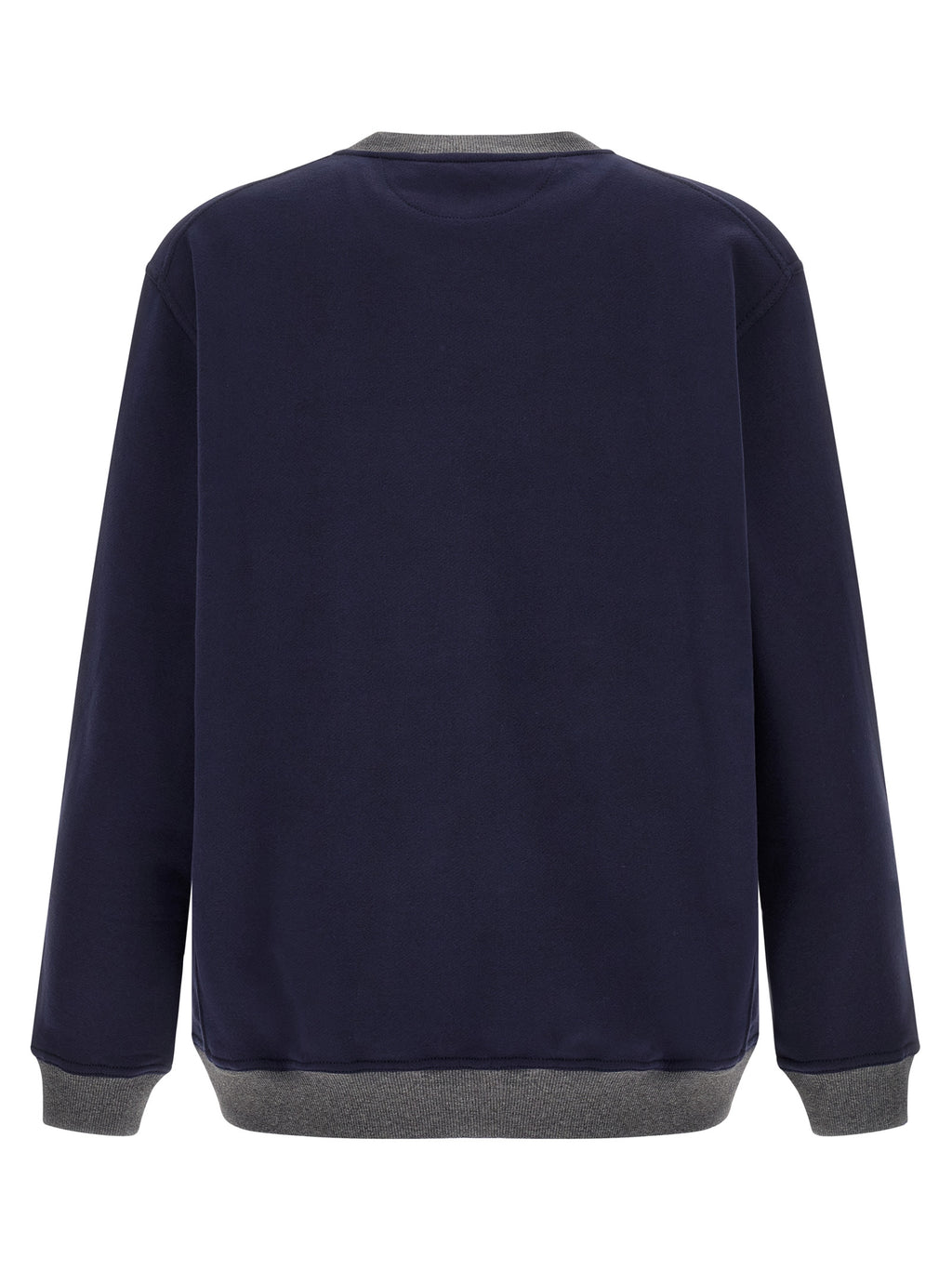 Brunello Cucinelli Blue Cotton Sweatshirt