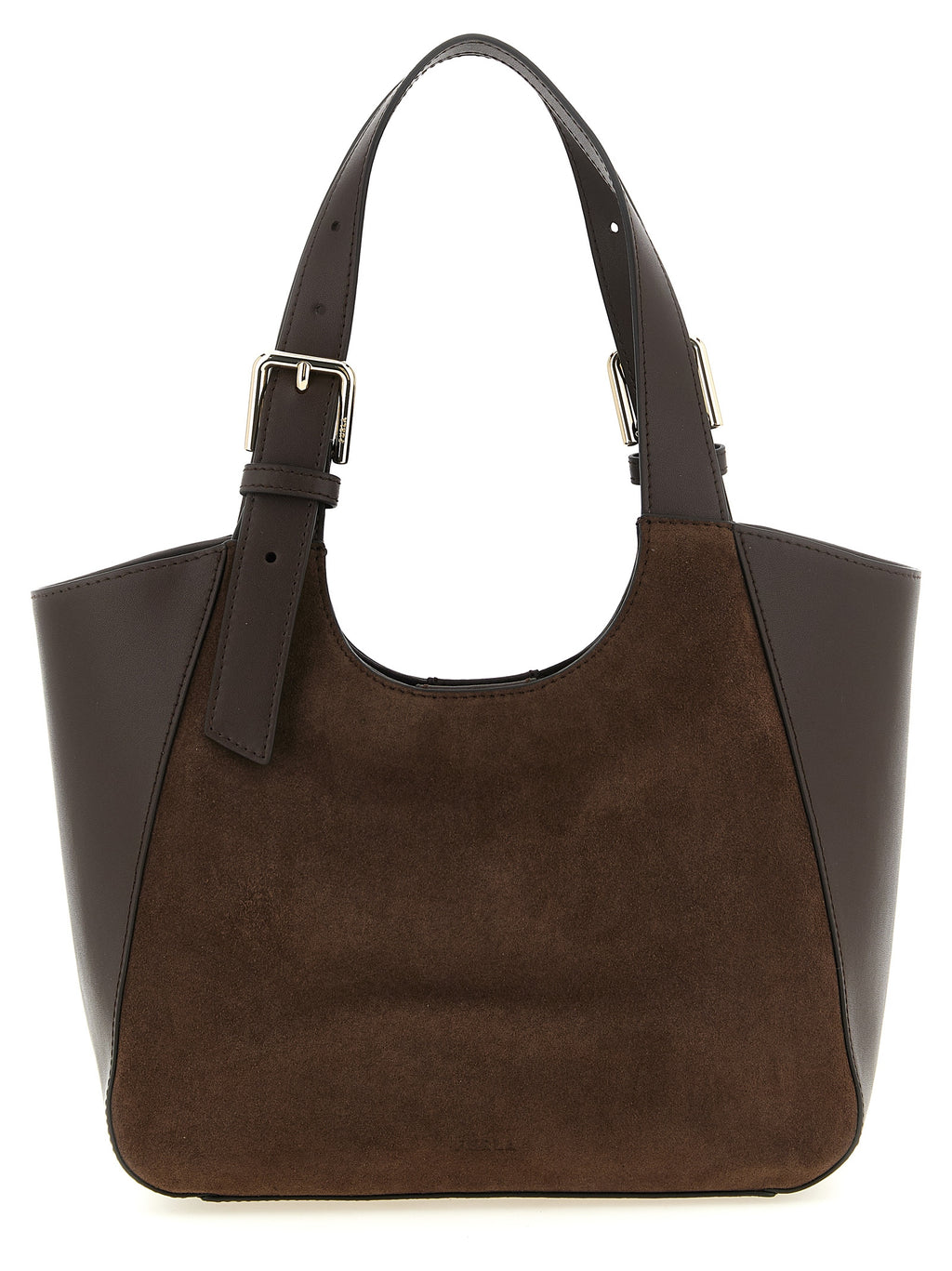 Furla Brown Calfskin Handbag