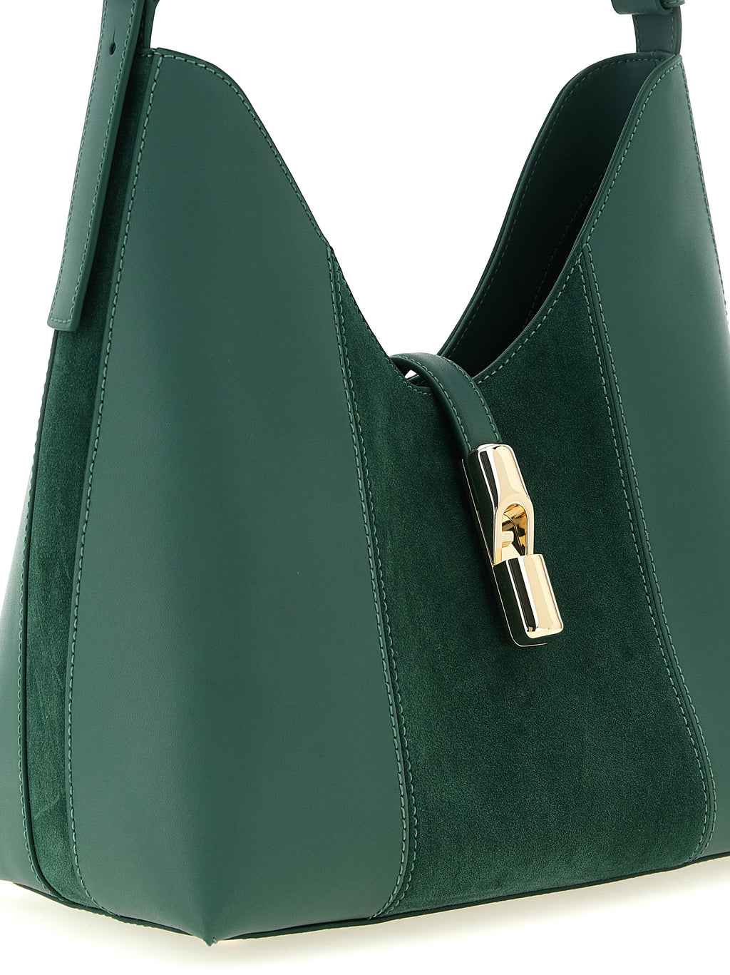 Furla Bicolor Calfskin Shoulder Bag