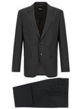 Hugo Boss Gray Virgin Wool Two-Piece Suit