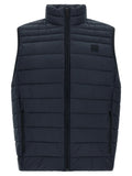Hugo Boss Blue Recycled Polyamide Sleeveless Jacket