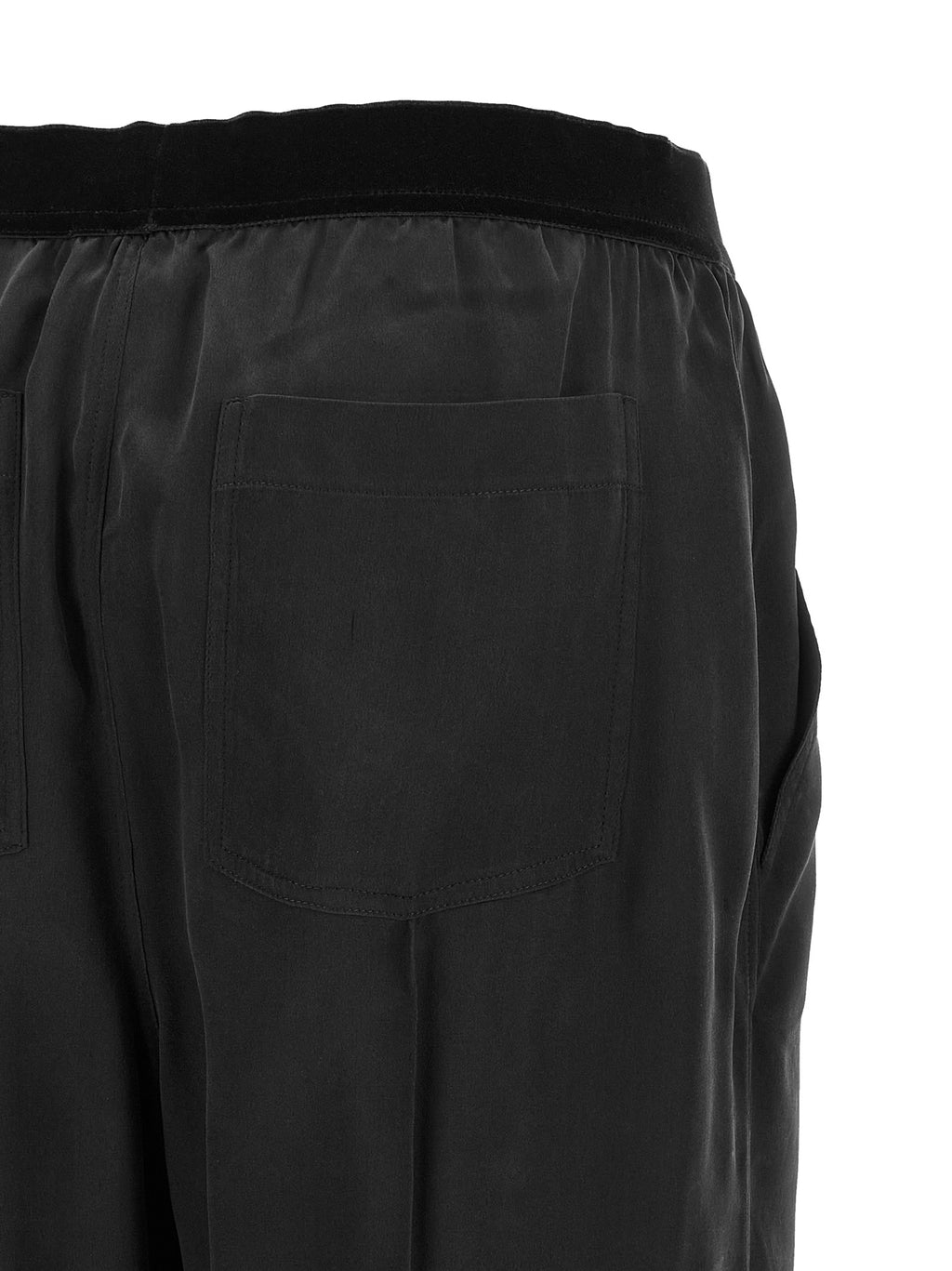 Tom Ford Black Silk Bottoms Sleepwear