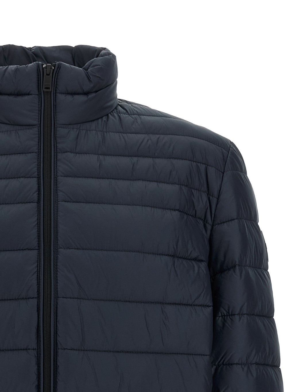 Hugo Boss Blue Polyamide Full-Length Jacket