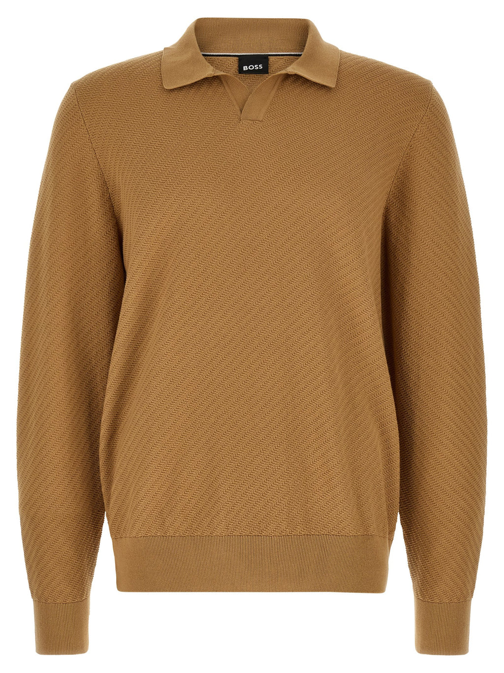 Hugo Boss Brown Cotton Polo Shirt