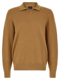Hugo Boss Brown Cotton Polo Shirt