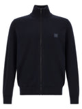Hugo Boss Blue Cotton Cardigan