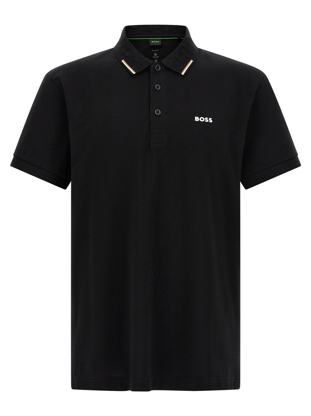 Hugo Boss Black Cotton Polo Shirt