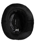 Dolce & Gabbana Men Black Classic Wide Brim Fedora Capello Hat
