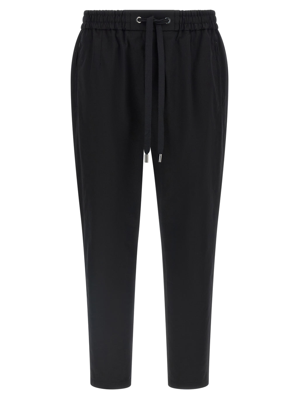 Dolce & Gabbana Black Cotton Casual Pants