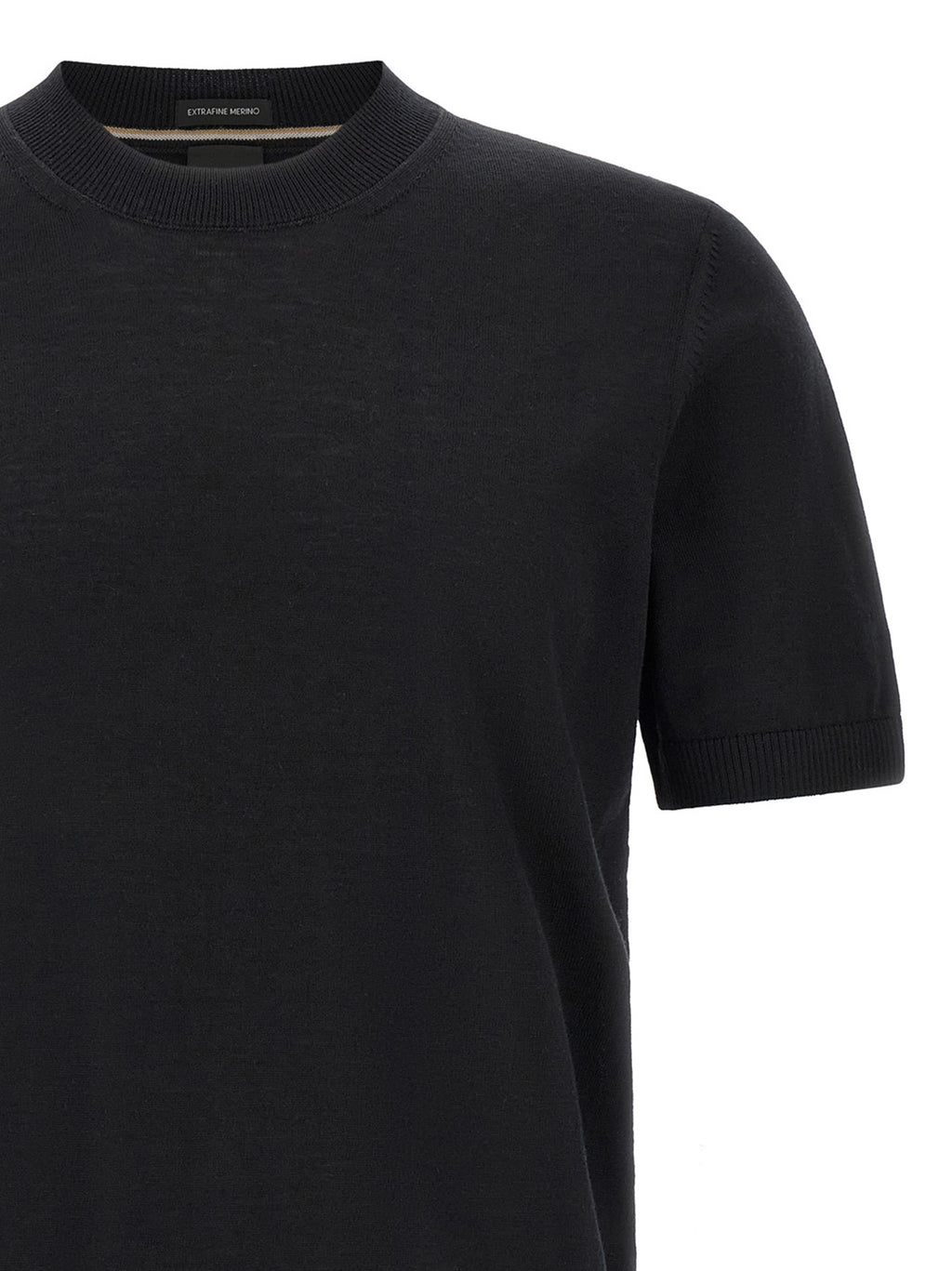 Hugo Boss Black Virgin Wool T-Shirt