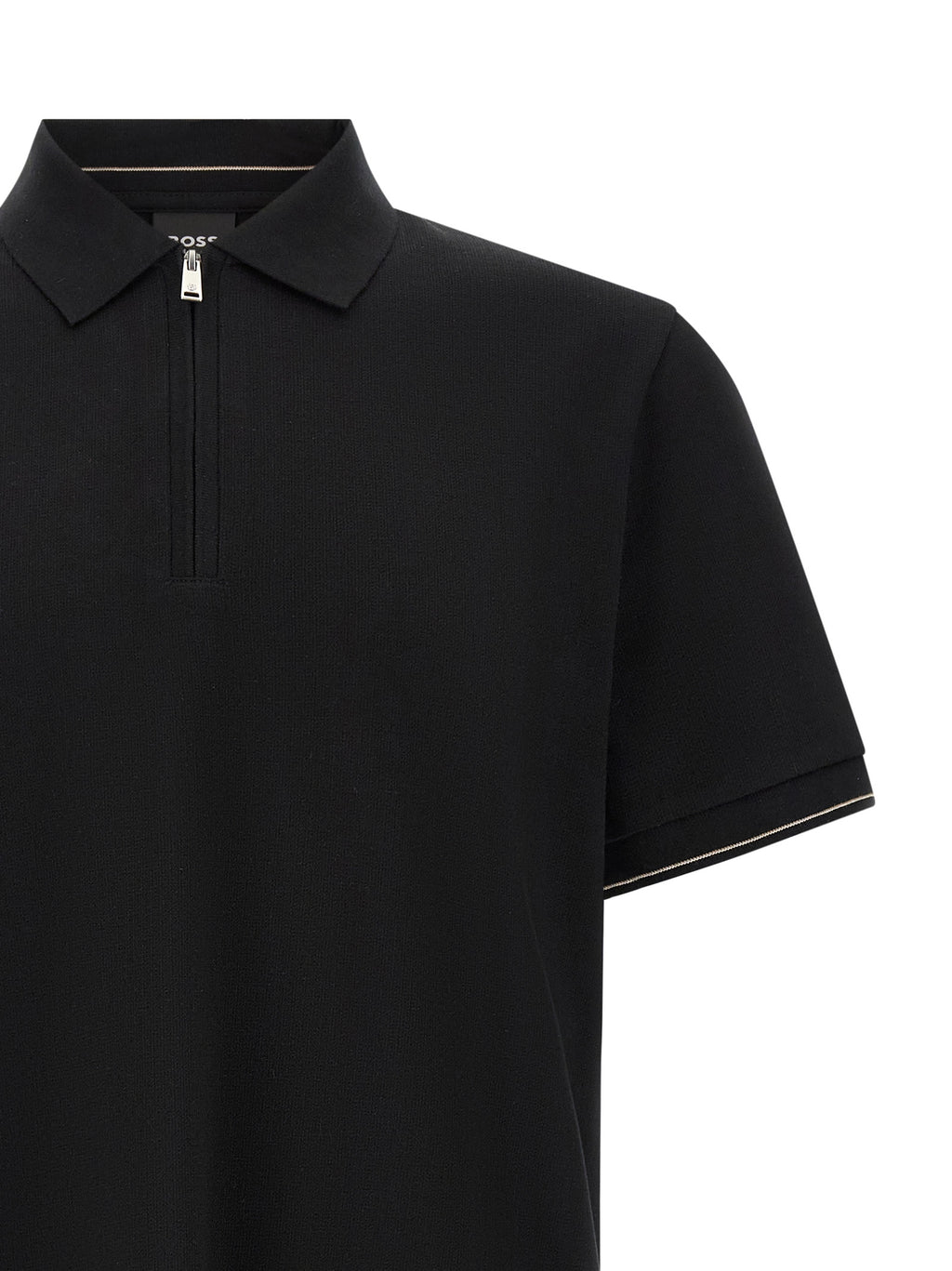 Hugo Boss Black Cotton Polo Shirt