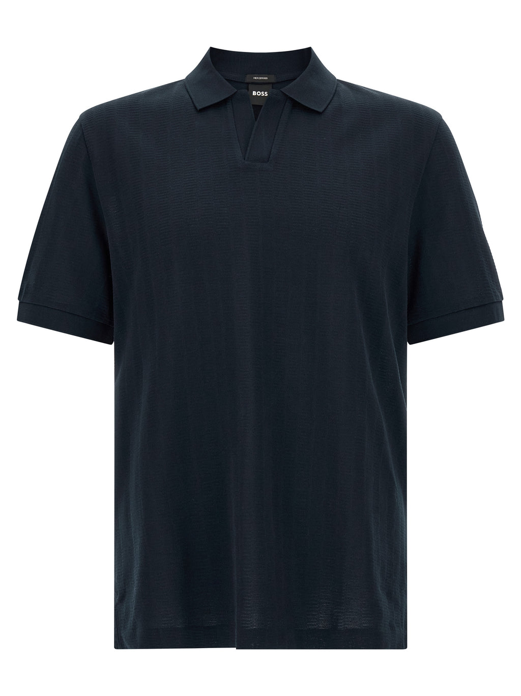 Hugo Boss Blue Cotton Polo Shirt