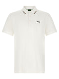 Hugo Boss White Cotton Polo Shirt