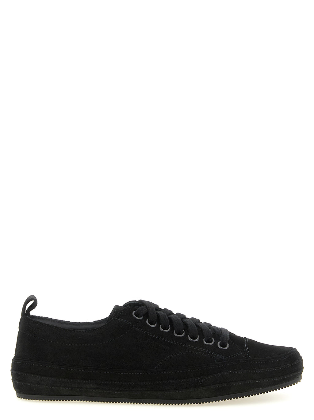 Tom Ford Black Leather Low Top Sneakers