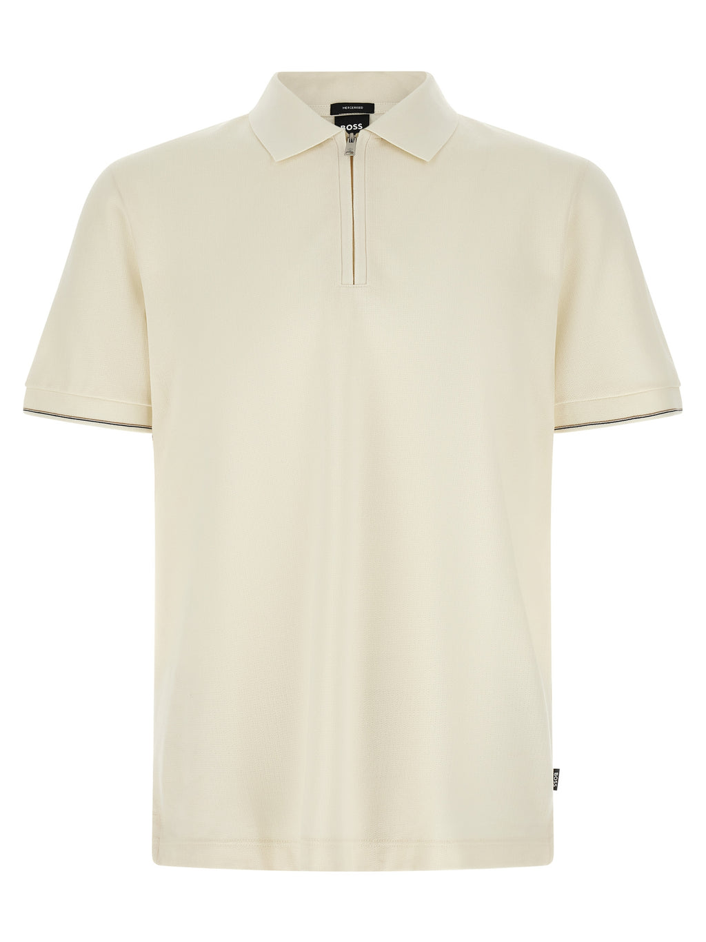Hugo Boss Beige Cotton Polo Shirt