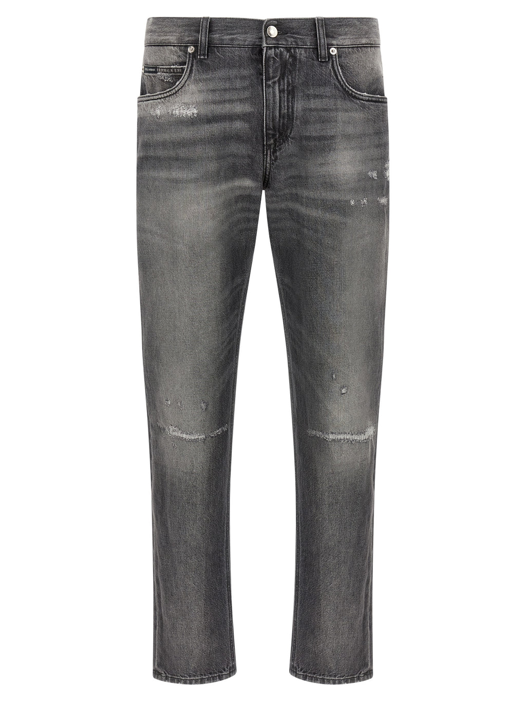Dolce & Gabbana Gray Cotton Jeans Denim