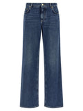 Dolce & Gabbana Blue Cotton Relaxed Fit Jeans