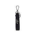 Prada Black Stainless Steel Keychain