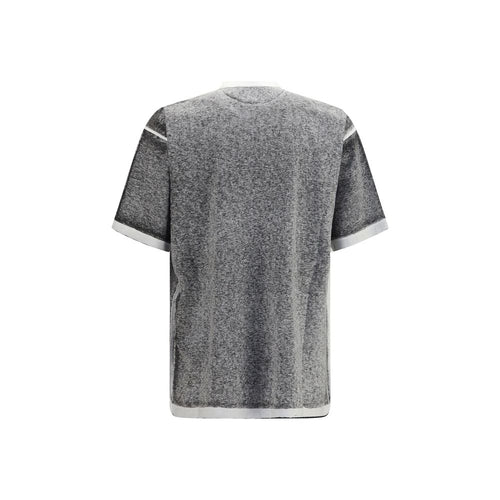 Balenciaga Gray Cotton T-Shirt