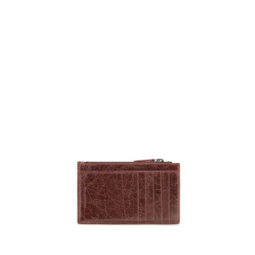 Balenciaga Bordeaux Lamb Ovis Aries Aries Wallet