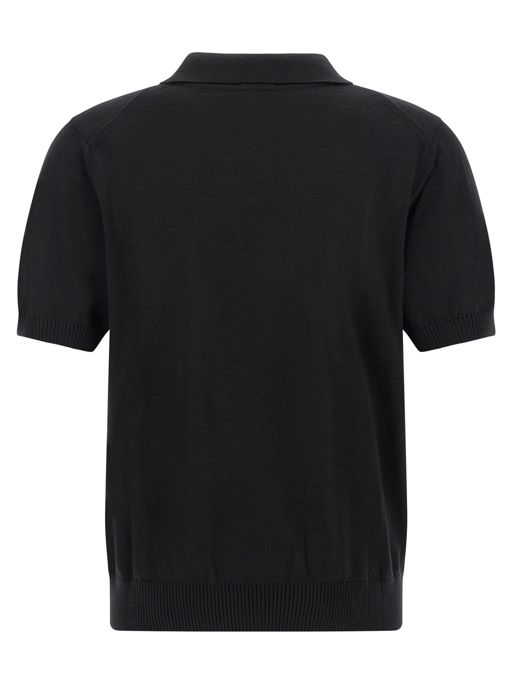 Hugo Boss Black Virgin Wool Polo Shirt