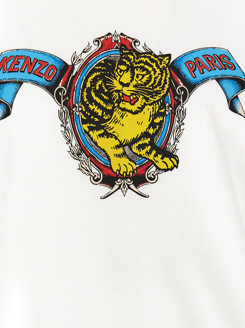 Kenzo White Viscose Sweatshirt
