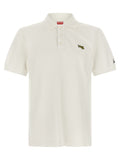 Kenzo White Cotton Polo Shirt