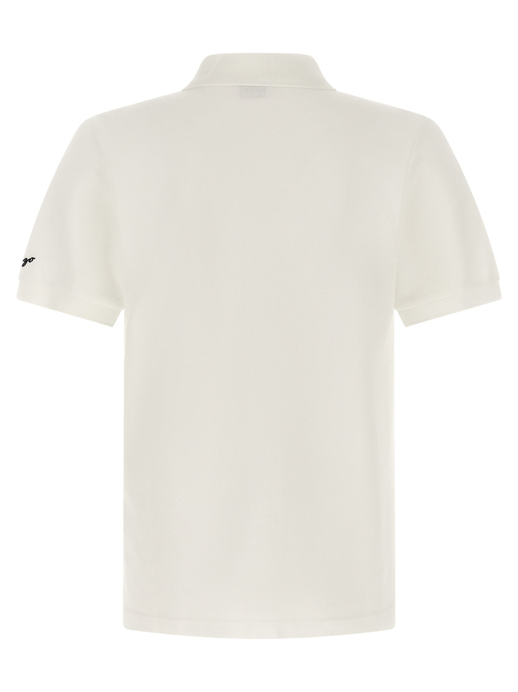Kenzo White Cotton Polo Shirt