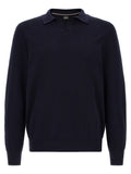 Hugo Boss Blue Cotton Polo Shirt