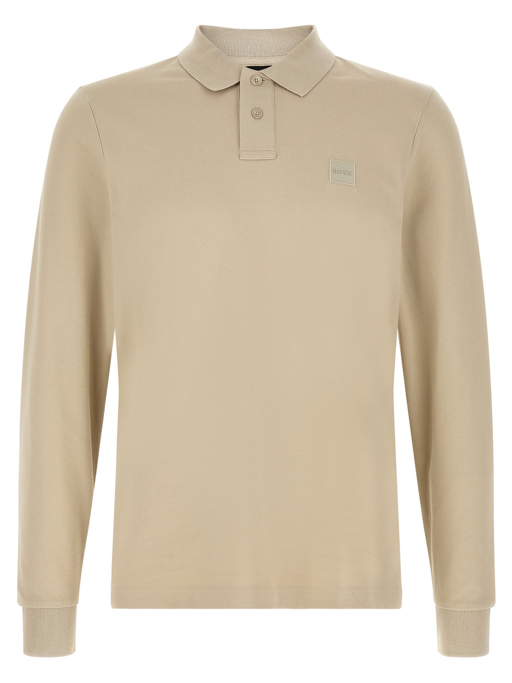 Hugo Boss Beige Cotton Polo Shirt