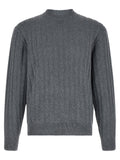 Hugo Boss Gray Cotton Cardigan