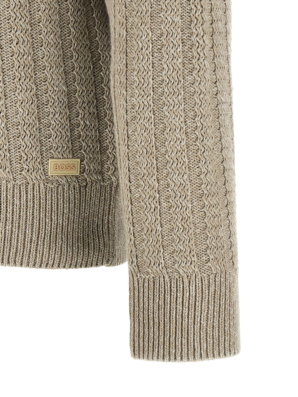 Hugo Boss Beige Cotton Cardigan