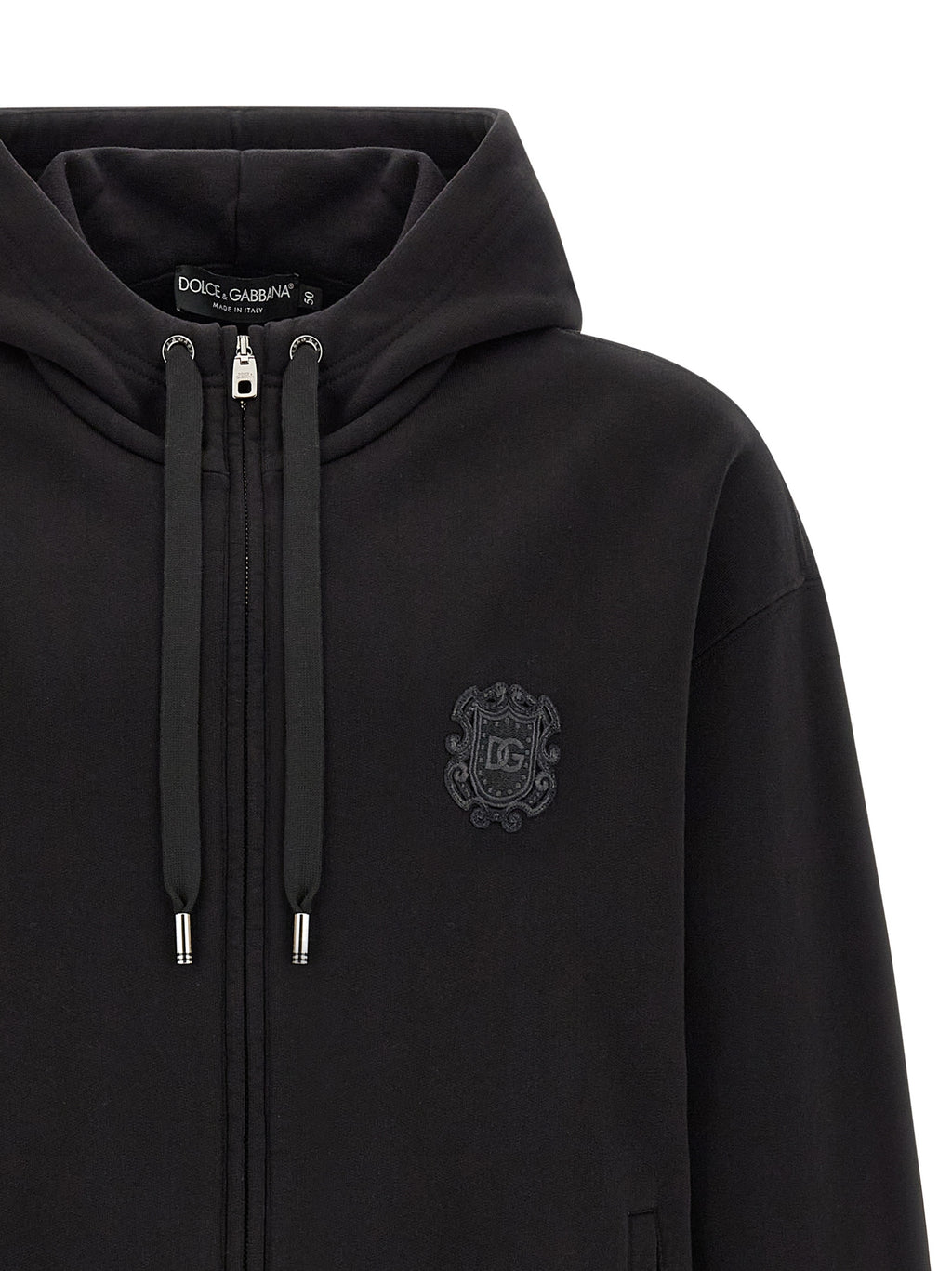 Dolce & Gabbana Black Cotton Sweatshirt