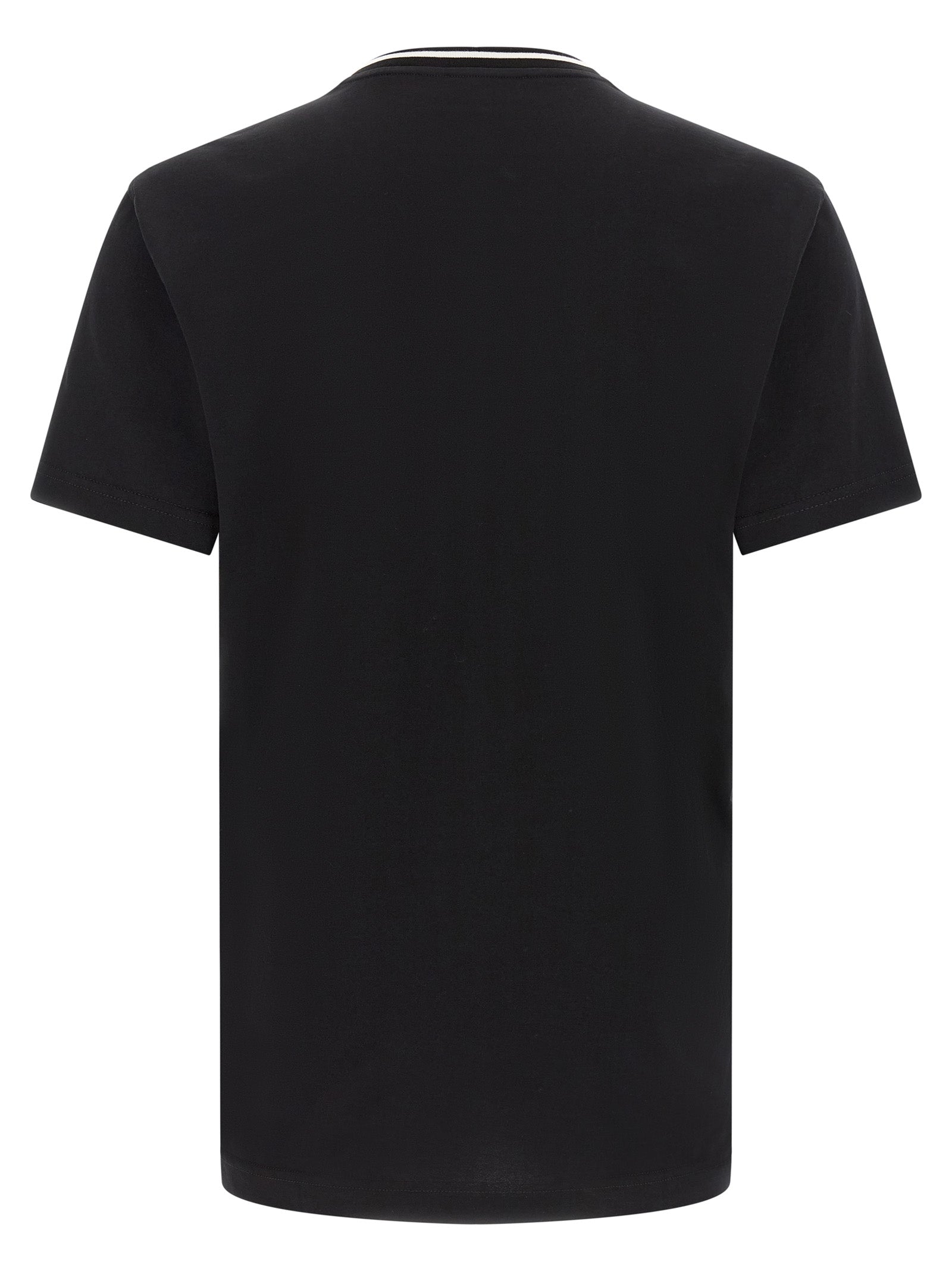 Dolce & Gabbana Black Cotton T-Shirt
