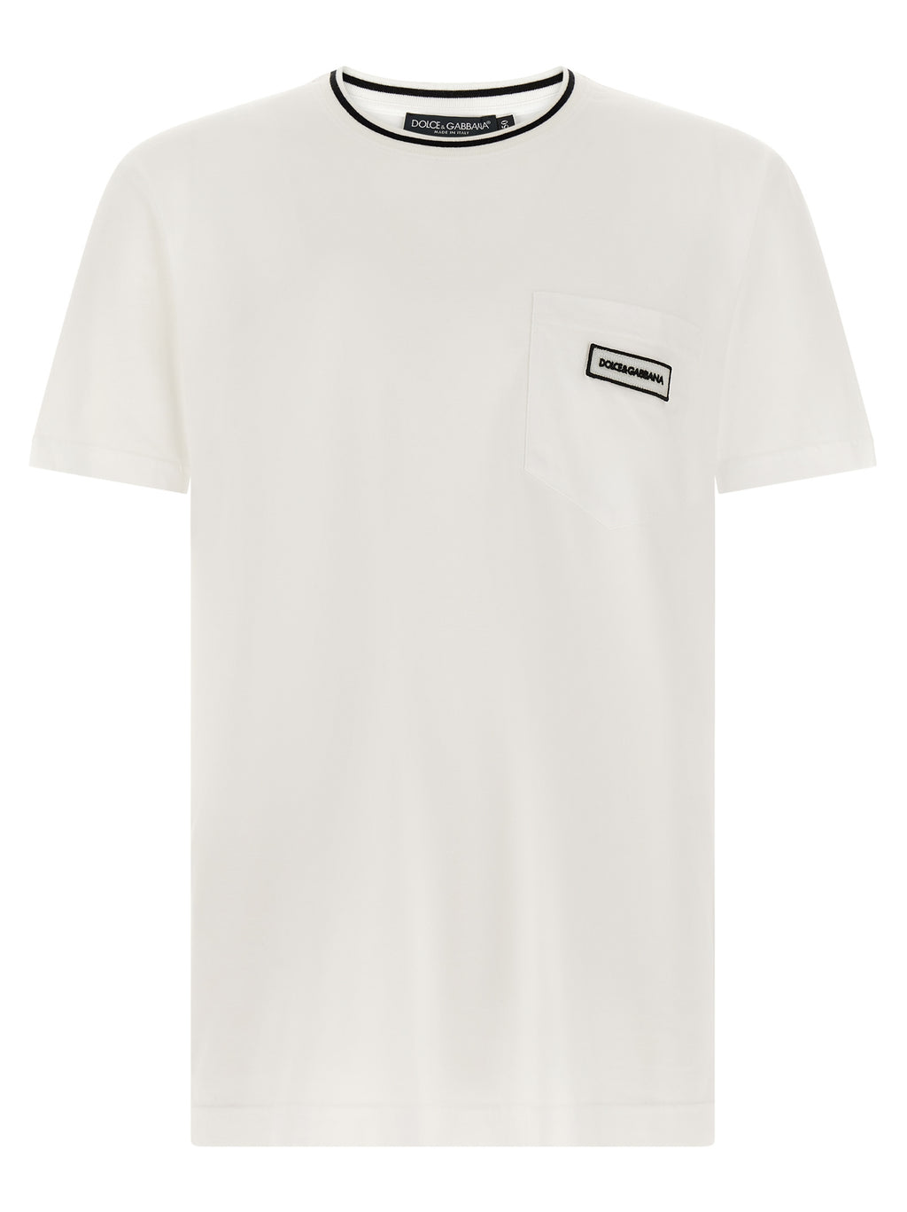 Dolce & Gabbana White Cotton T-Shirt