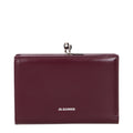 Jil Sander Red Leather Wallet