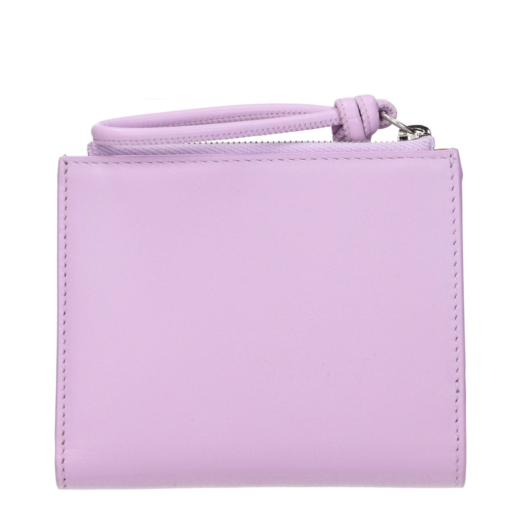 Jil Sander Pink Leather Wallet