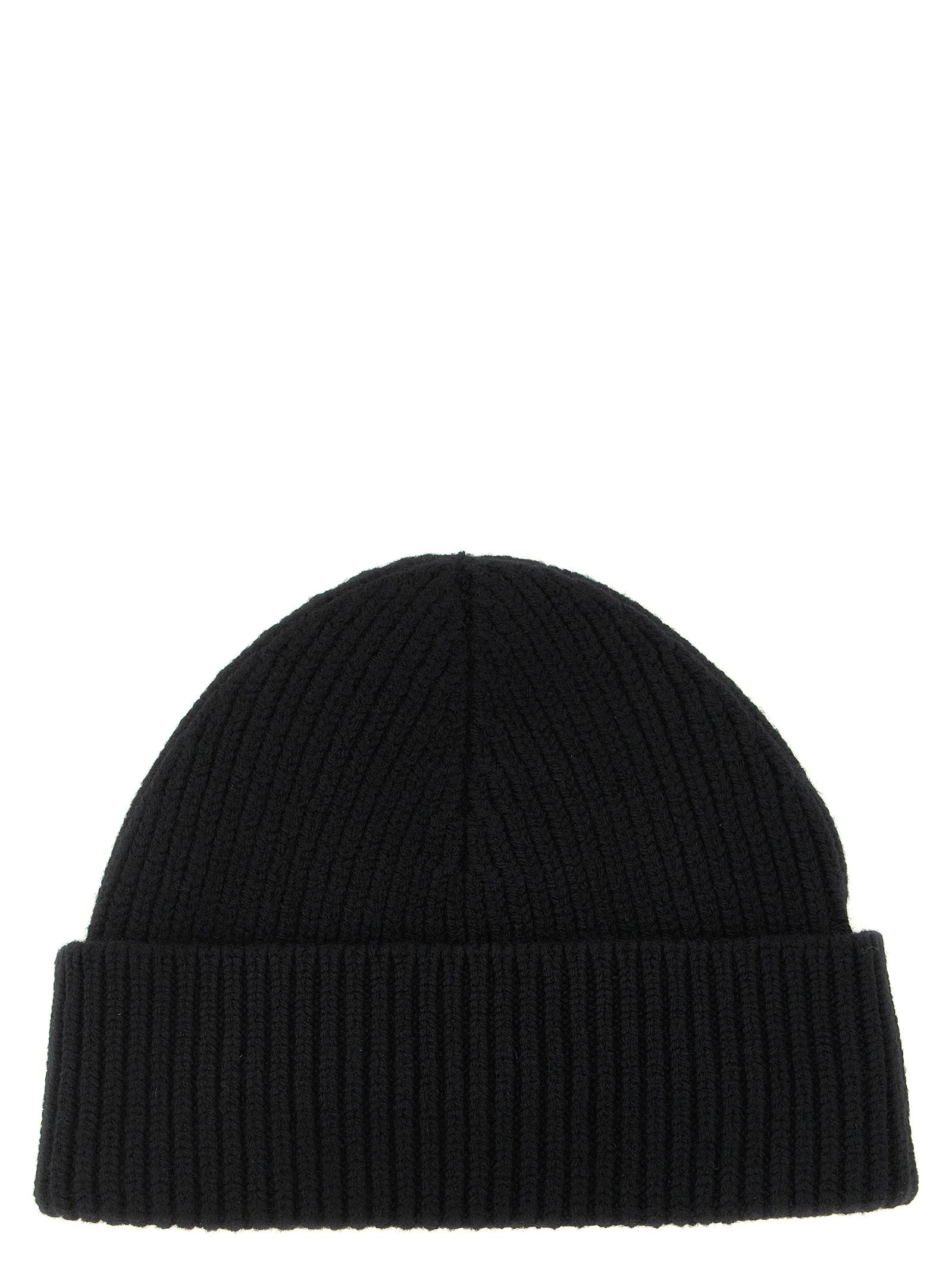 Ami Paris Black Wool Beanie