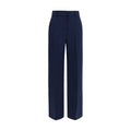 Max Mara Blue Wool Oves Aries Casual Pants