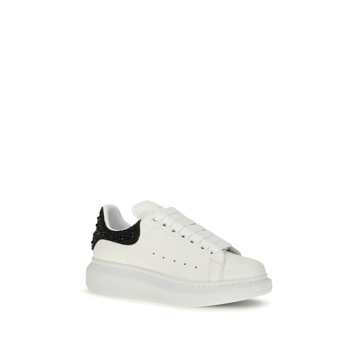 Alexander McQueen White Calf Leather Bos Taurus Chunky Sneakers
