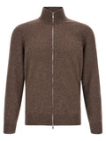 Brunello Cucinelli Brown Cashmere Cardigan