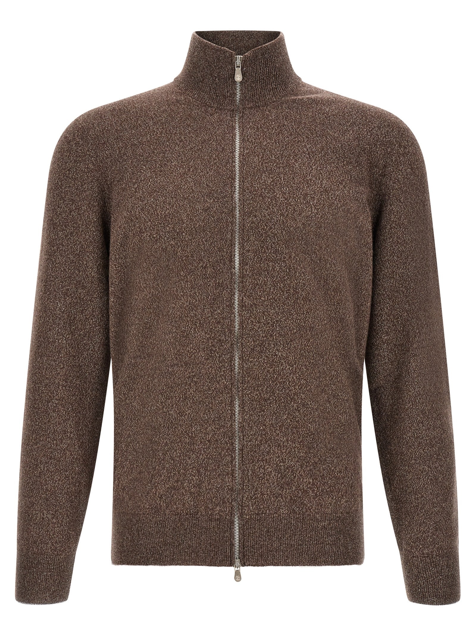 Brunello Cucinelli Brown Cashmere Cardigan