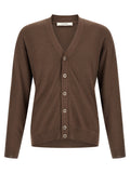 Lemaire Brown Wool Cardigan