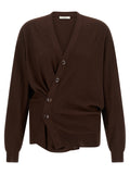 Lemaire Bordeaux Wool Cardigan