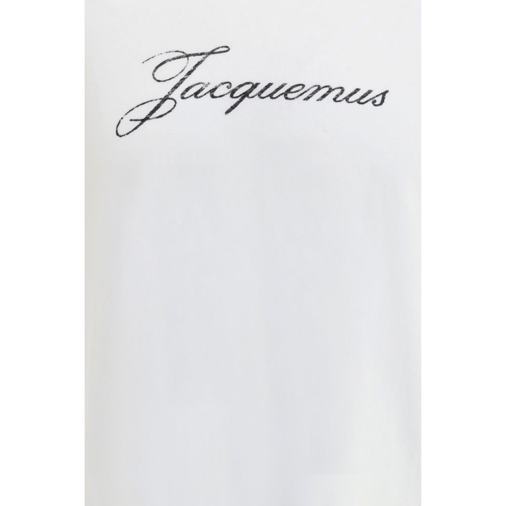 Jacquemus White Cotton Long Sleeve T-Shirt