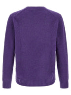 Polo Ralph Lauren Purple Wool Cardigan
