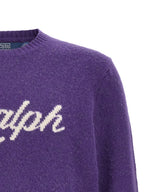 Polo Ralph Lauren Purple Wool Cardigan