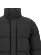 Saint Laurent Black Polyester Full-Length Jacket