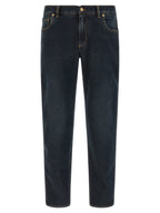 Dolce & Gabbana Blue Cotton Skinny Jeans